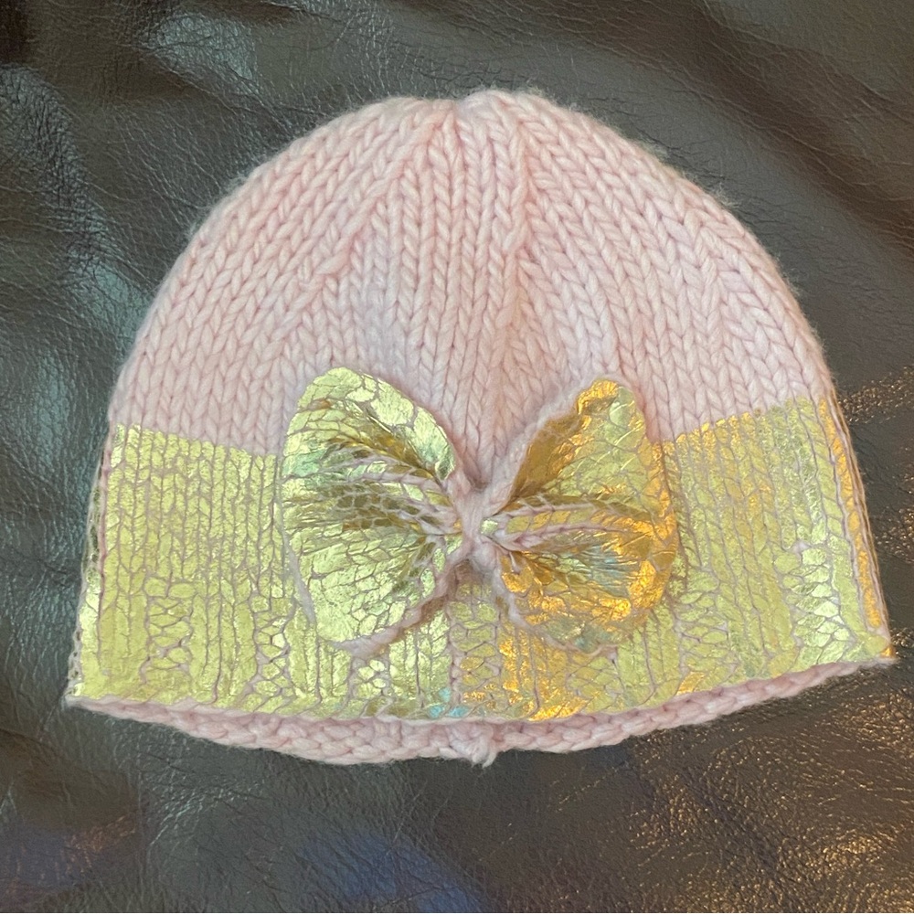 Pink Knit Beanie